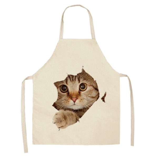 Kuchyňská zástěra s motivem koček - W