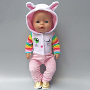 Obleček na panenku Baby Borny Pt24 - kočičí obleček