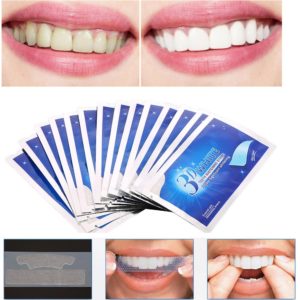 Pásky s příchutí máty na bělení zubů | 10 ks