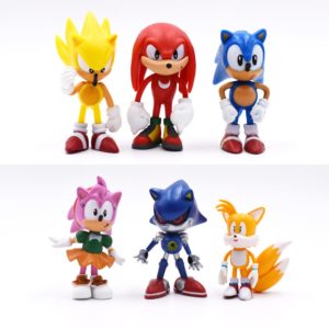 Sběratelská figurka Sonic a jeho přátelé - 6 Ks