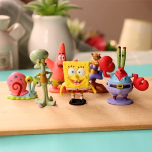 Figurky Spongebob v kalhotách - 6 ks (1)